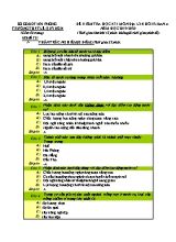 Đề kiểm tra học kỳ I môn Địa lý Lớp 12 - Ban A - Mã đề 121 - Năm học 2019-2020 - Trường THPT Lê Quý Đôn